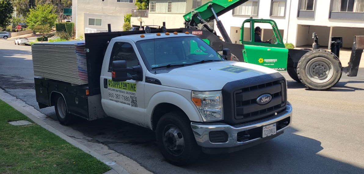 Drywall delivery across Greater Los Angeles