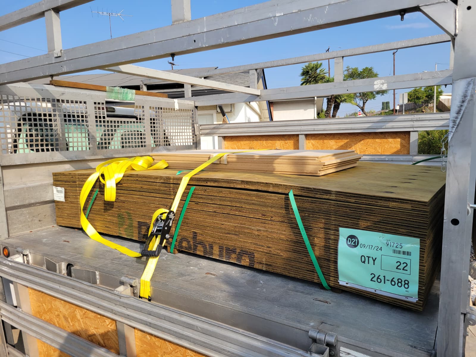 Plywood delivery Los Angeles