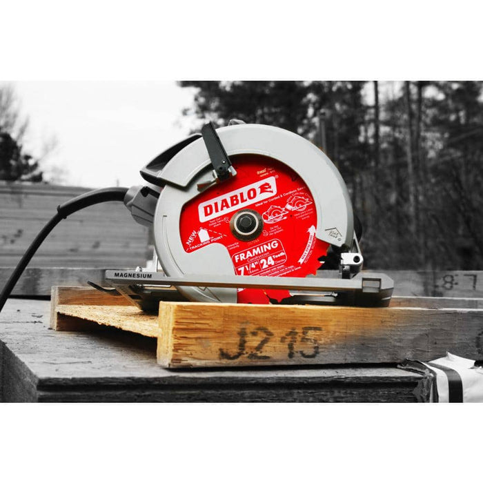 Diablo 7-1/4 in. 24-tooth wood and nails framing circular saw blade