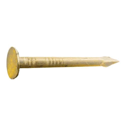 15-degree wire-collated electrogalvanized coil roofing nails loaded for shingle work