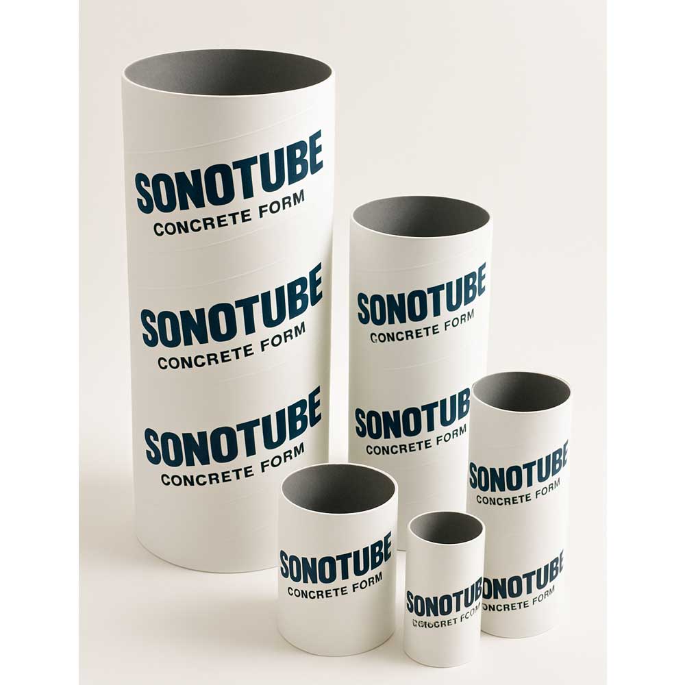Sonotube Concrete Forms in All Sizes 8" to 48" Diameter