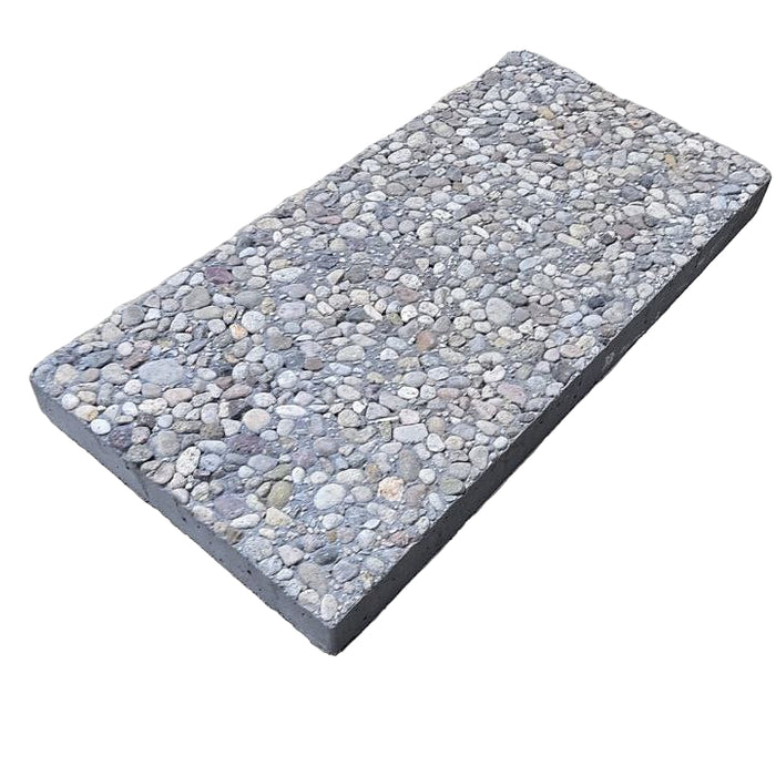 Stepping Stone 12 in. x 24 in. x 2 in. French Grey Concrete Aggregate Paver 9