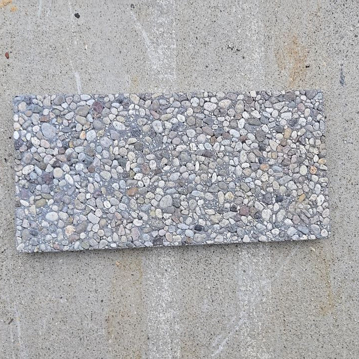 Stepping Stone 12 in. x 24 in. x 2 in. French Grey Concrete Aggregate Paver