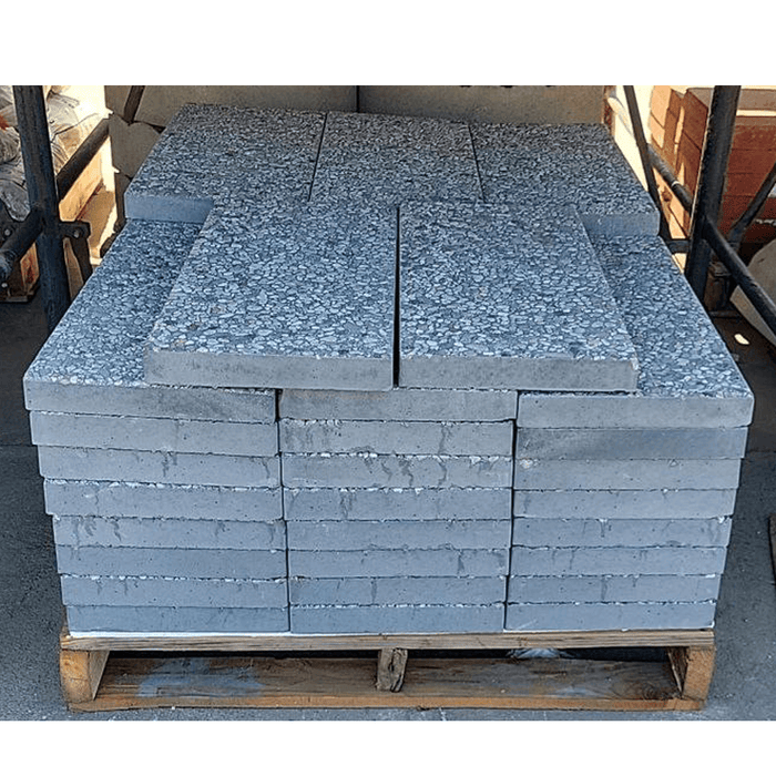 French Aggregate Stepping Stone 12 in. x 24 in. x 2 in. French Grey Concrete Aggregate Paver