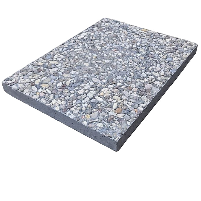 Stepping Stone 18 in. x 24 in. x 2 in. French Grey Concrete Aggregate Paver