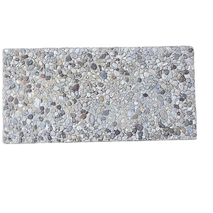 Stepping Stone 12 in. x 24 in. x 2 in. Granada White Concrete Aggregate Paver 5