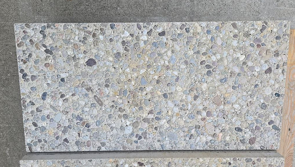 Stepping Stone 18 in. x 36 in. x 2 in. Granada White Concrete Aggregate Paver 3