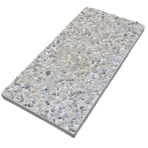 Stepping Stone 18 in. x 36 in. x 2 in. Granada White Concrete Aggregate Paver
