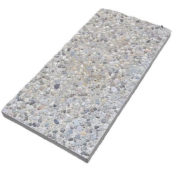 Stepping Stone 18 in. x 36 in. x 2 in. Granada White Concrete Aggregate Paver