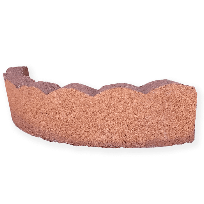 Red Rope Edgers Paver Edger 24 in. x 5-1/4 in. Tree Ring Red Concrete (3-Pack)