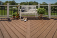 Composite Decking 1 in. x 6 in. x 8 ft. Saddle Square Edge Enhance Basics Board 6