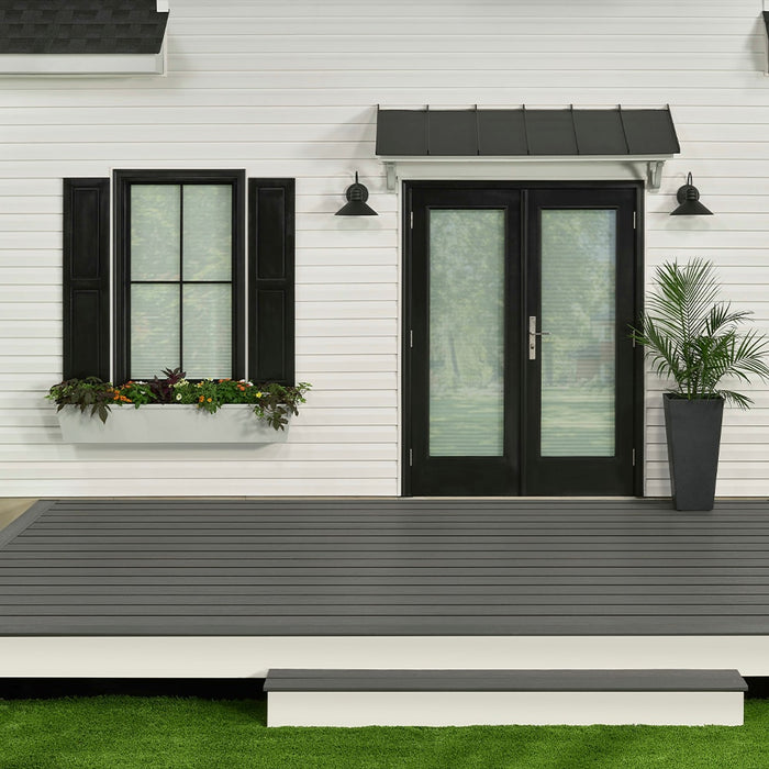 Composite Decking 1 in. x 6 in. x 16 ft. Clam Shell Grooved Edge Enhance Basics Board 4