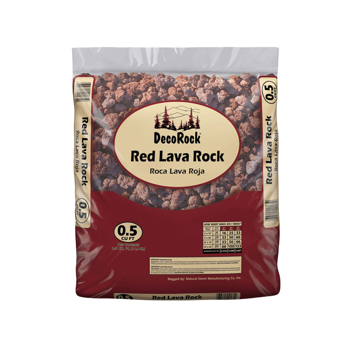 Landscape Rocks 1/2 in. - 3 in. Lava Red 0.5 cu.ft. 32 lb