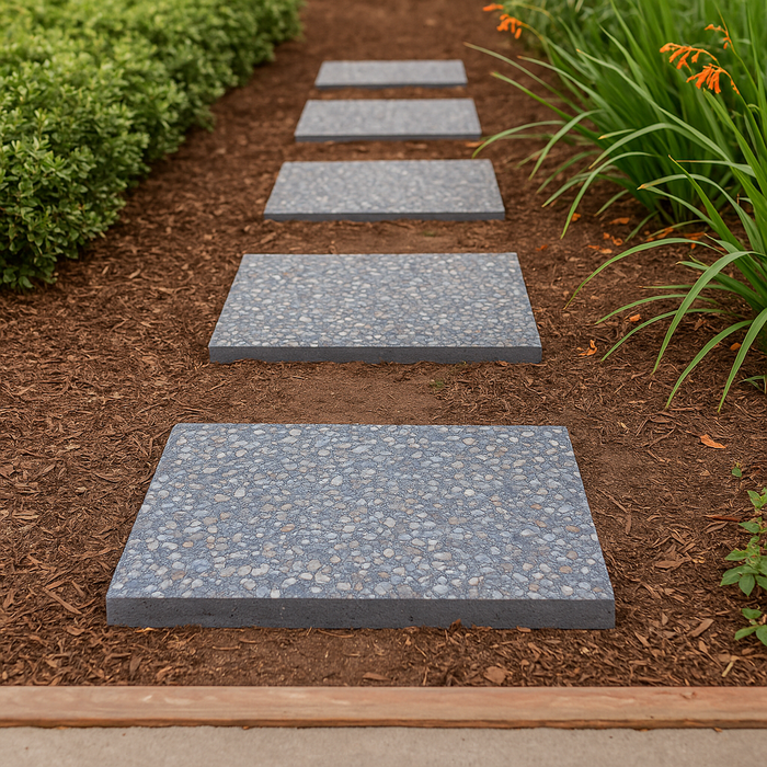 12x24 Grey Concrete Paver – Slip-Resistant Textured Stepping Stone for Patios & Pathways