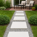 12x24 White Concrete Veranostone Paver – Slip-Resistant Garden Stone