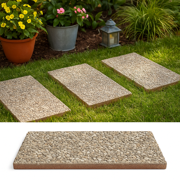 12x24 Buff Concrete Paver – Textured Slip-Resistant Stepping Stone for Patios & Pathways
