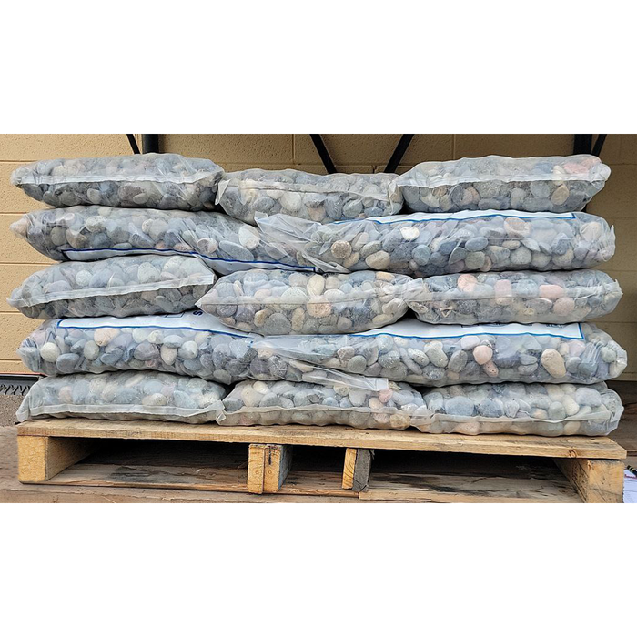 Landscape Pebbles 5 in. - 6 in. Mixed Mexican Beach 75 lb Pallet