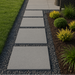French Grey Veranostone Stepping Stone – Textured 16x16 Concrete Paver