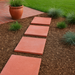 18-Inch Red Concrete Paver – Durable Stepping Stone for Patios & Landscaping