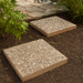 Santa Fe Buff Concrete Stepping Stone – Square Aggregate Finish for Natural Outdoor Spaces