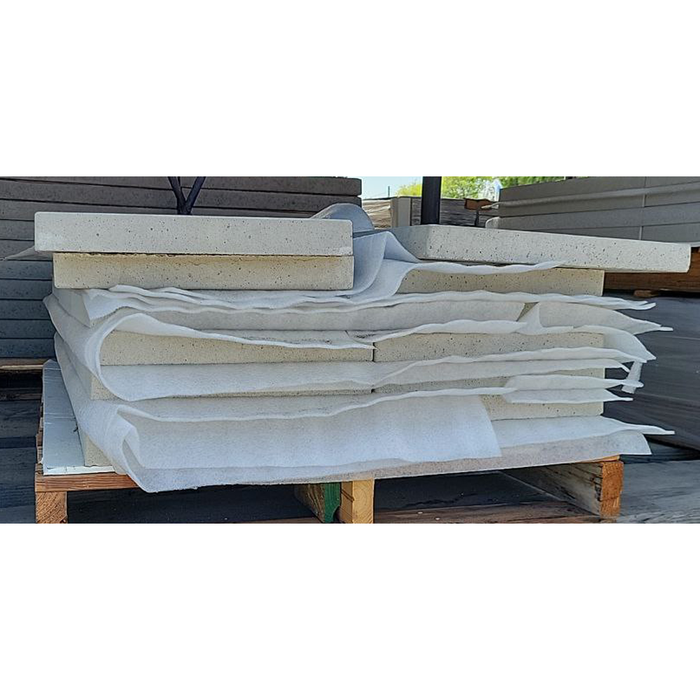 Paver 16 in. x 16 in. x 2 in. Veranostone Granada White Concrete Pallet