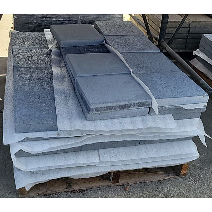 Paver 12 in. x 12 in. x 2 in. Veranostone French Grey Concrete Pallet
