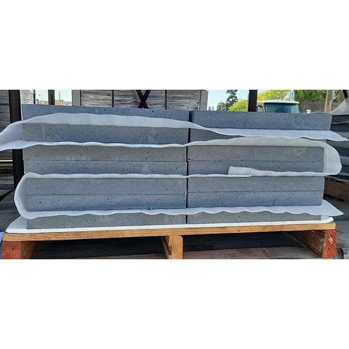 Paver 16 in. x 16 in. x 2 in. Veranostone French Grey Concrete