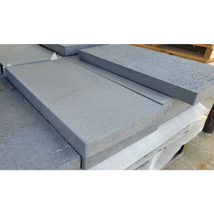 Paver 12 in. x 24 in. x 2 in. Veranostone French Grey Concrete 