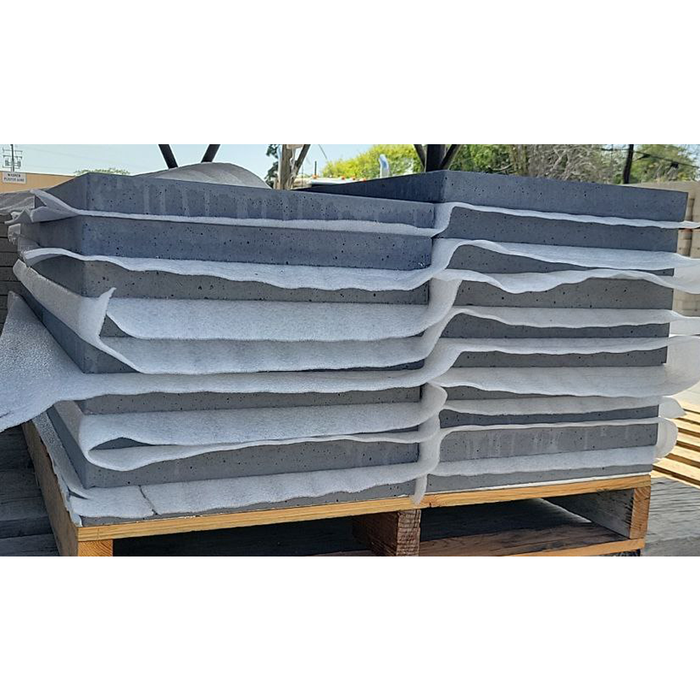 Paver 18 in. x 24 in. x 2 in. Veranostone French Grey Concrete Pallet