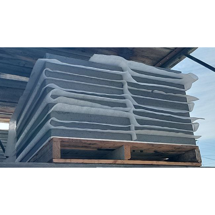 Paver 18 in. x 36 in. x 2 in. Veranostone French Grey Concrete