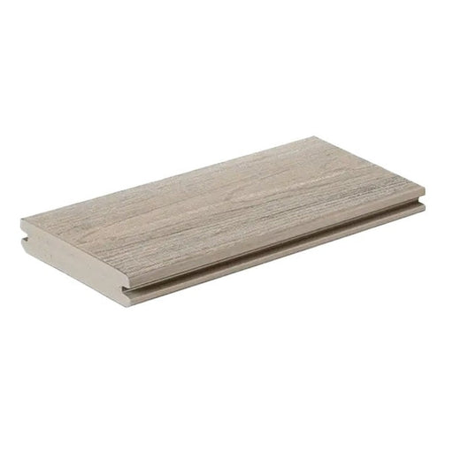 Composite Decking 1 in. x 6 in. x 16 ft. French White Oak Grooved Edge Board