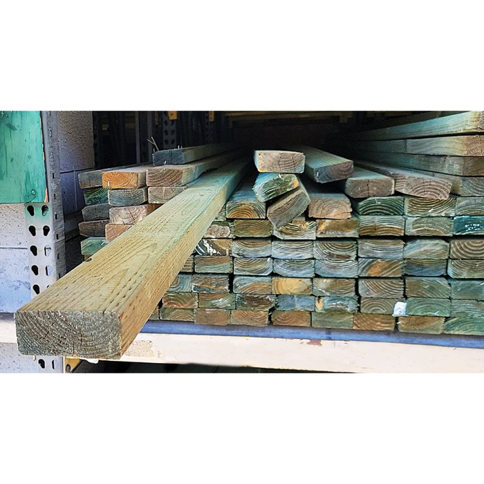 Borate Treated Lumber 2 in. x 4 in. Green Stain, AG Supply