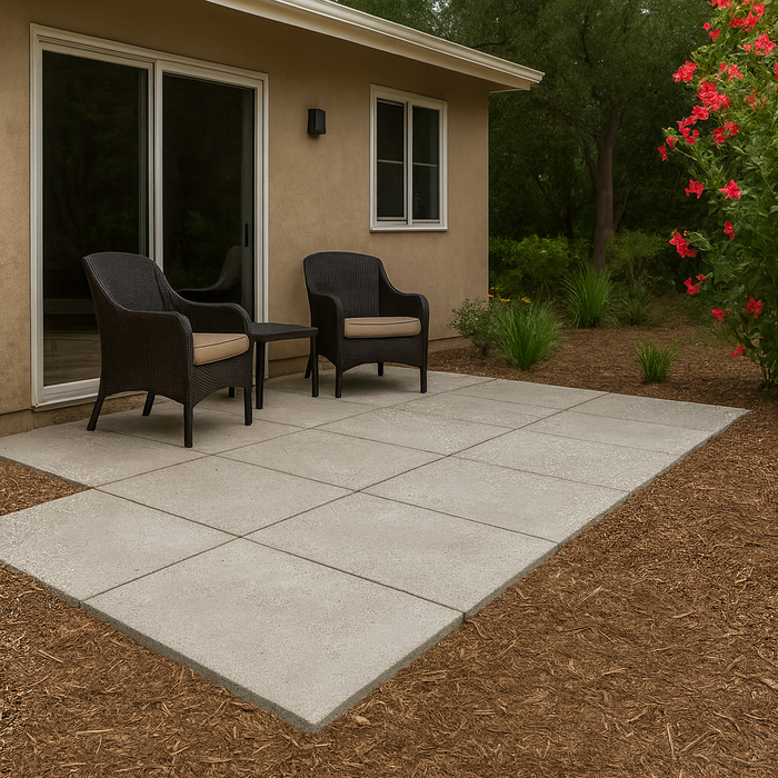 24-Inch Natural Concrete Paver – Neutral Tone for Patios & Garden Paths
