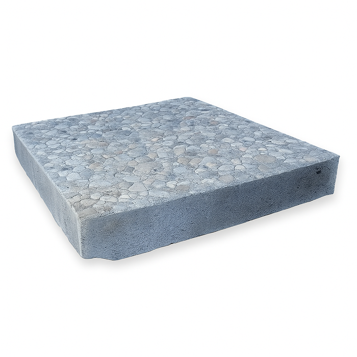24x24 Grey Concrete Paver – Slip-Resistant Textured Stepping Stone for Patios & Walkways