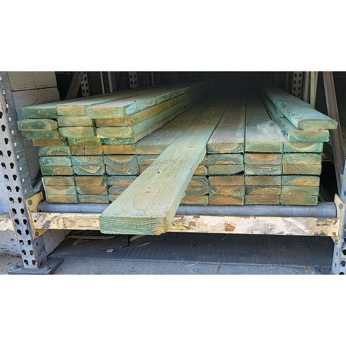 Borate Treated Lumber 2 in. x 6 in. Green Stain, AG Supply