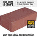 Concrete Paver 7.87 in. x  3.94 in. x 2.36 in. Tone Brown Pavestone 6