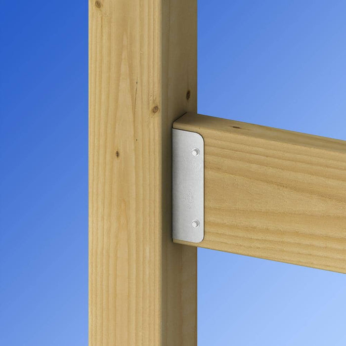 Wood Connector 2 in. x 6 in. Strong-Tie Fence Rail Bracke Galvanized FB 2