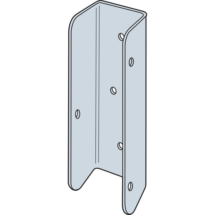 Wood Connector 2 in. x 6 in. Strong-Tie Fence Rail Bracke Galvanized FB 5