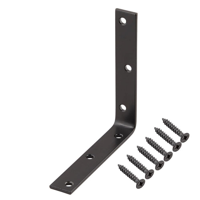 Corner Brace 6 in. Black ZMAX Galvanized 1