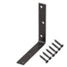 Corner Brace 6 in. Black ZMAX Galvanized 1