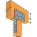 Post Bracket 4x6 Strong-Tie Column Cap Galvanized CCQ 3