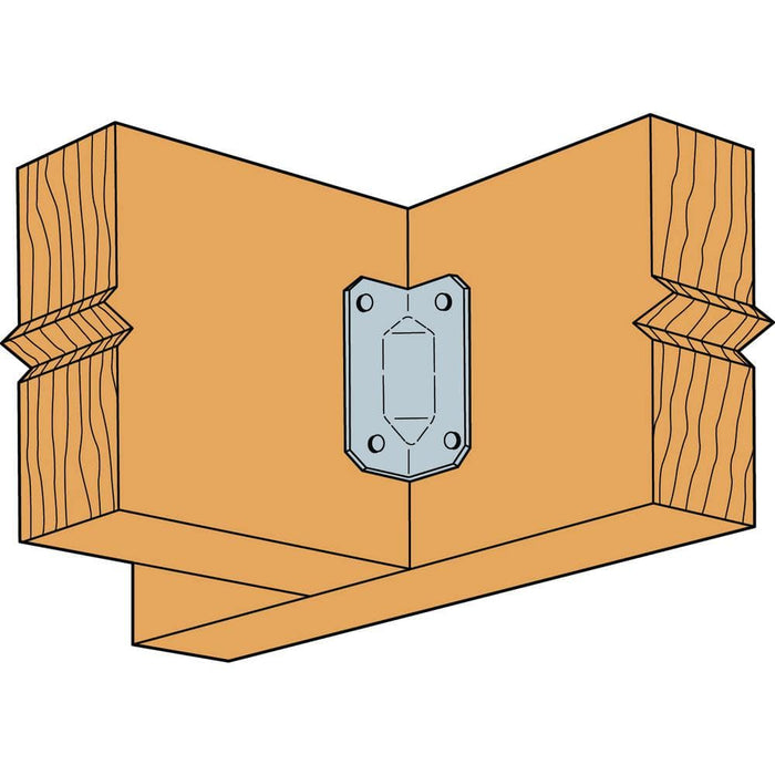 Wood Connector 2-3/4 in. Strong-Tie Gusset Angle Galvanized GA 2
