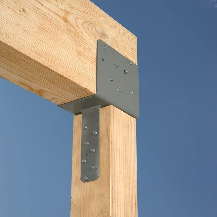 Post Bracket 4x6 Strong-Tie End Column Cap Galvanized ECCQ 2