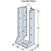 Joist Hanger 4x10 Strong-Tie Face-Mount Galvanized HUC 8