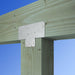 Post Bracket 6 in. Strong-Tie Post Cap Galvanized PCZ 2