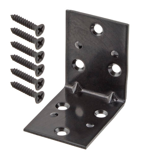 Corner Brace 2 in. Double Wide Double-Wide ZMAX Galvanized (2-Pack) 1