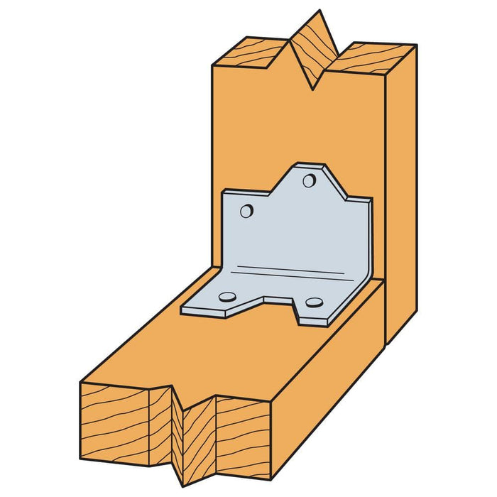 Corner Brace 3 in. Strong-Tie L-Angle Galvanized L-Angle 2