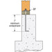 Wood Connector 2-1/2 in. x 2-1/2 in. Strong-Tie Bearing Plate BP 4