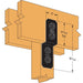 Metal Strap 3x2 Strong-Tie Deck Joist Tie ZMAX Galvanized Outdoor Accents 2