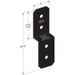 Metal Strap 3x2 Strong-Tie Deck Joist Tie ZMAX Galvanized Outdoor Accents 8